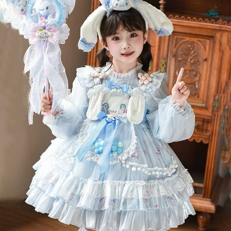 Girls Puffy Tutu Party Dress - Princess Birthday Twirl Gown