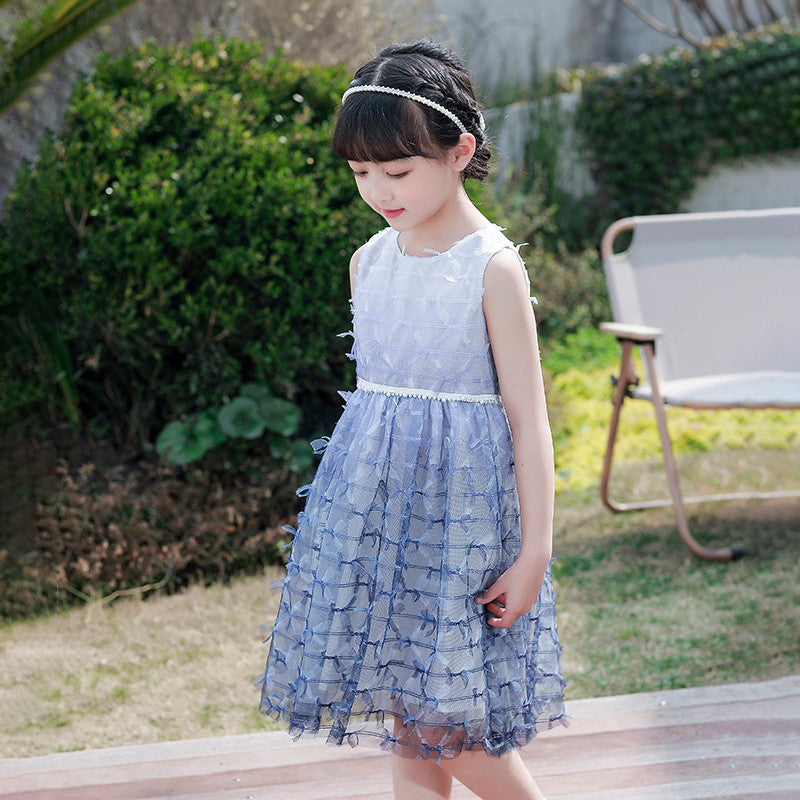 Girls Layered Cake Skirt Dress - Summer Cotton Twirl Dress