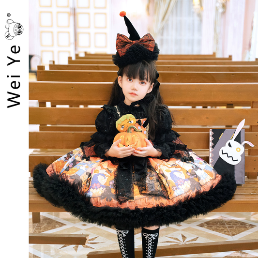 Girls Gothic Lolita Cat Princess Set - Halloween