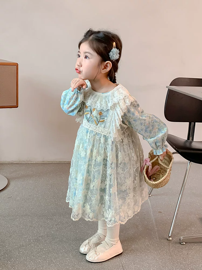 Girls Autumn Princess Dress