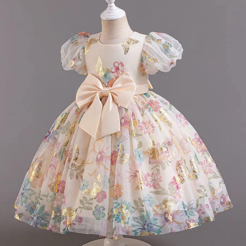 Girls Flower Fairy Princess Dress - Birthday Party