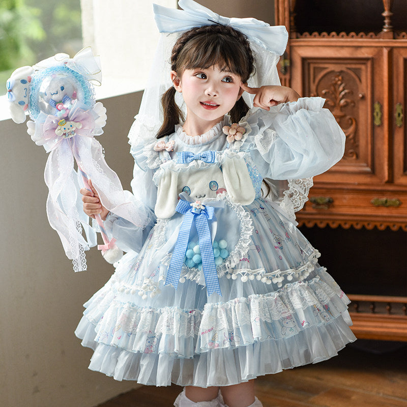 Girls Puffy Tutu Party Dress - Princess Birthday Twirl Gown