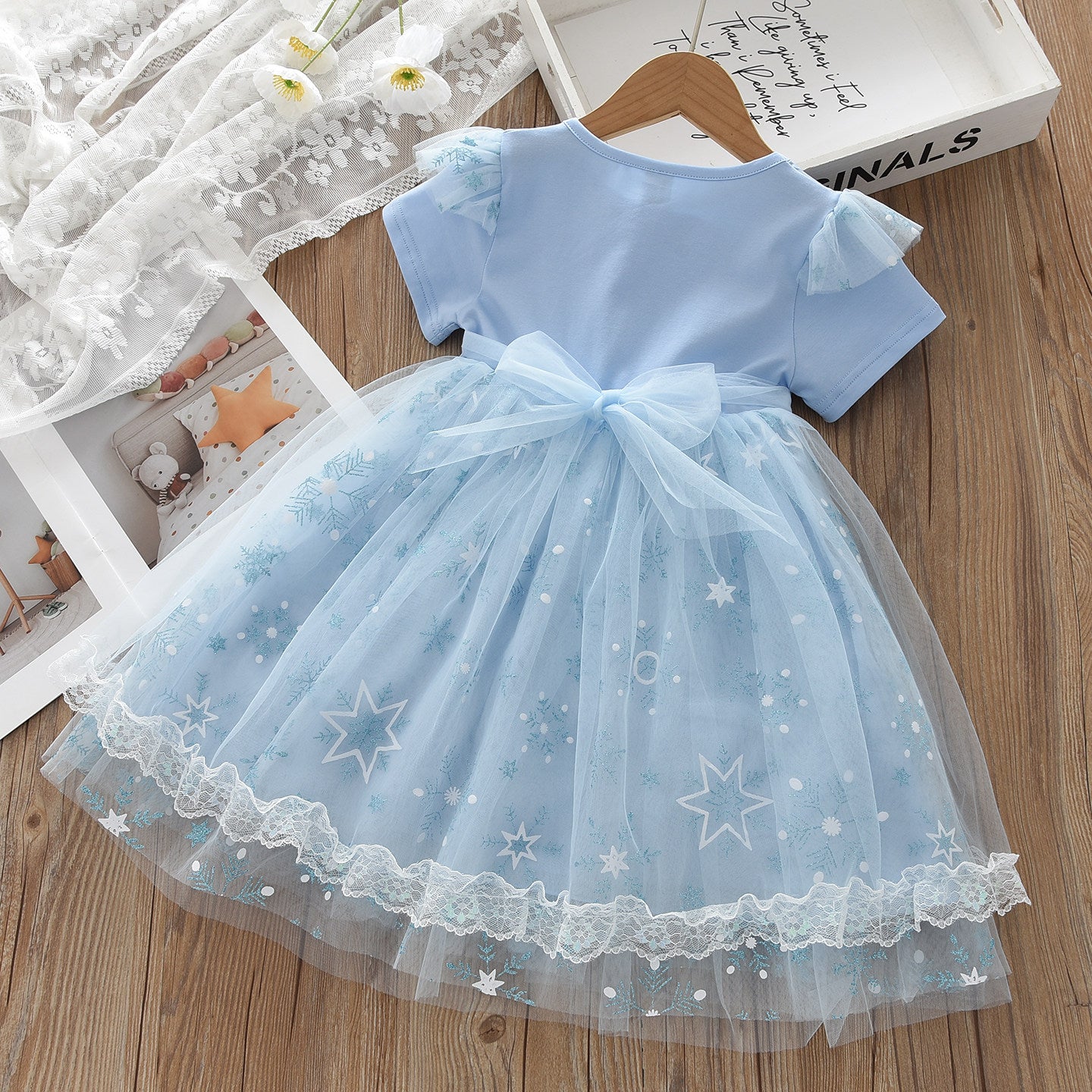 Girls Cotton Short Sleeve Summer Dress - Everyday Twirl Dress