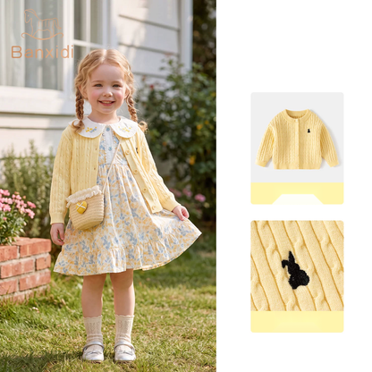 Girls Floral Princess Dress - Birthday Party Set