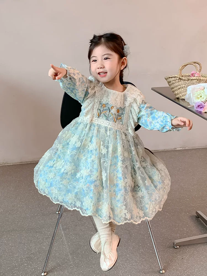 Girls Autumn Princess Dress