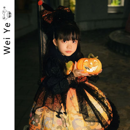 Girls Gothic Lolita Cat Princess Set - Halloween