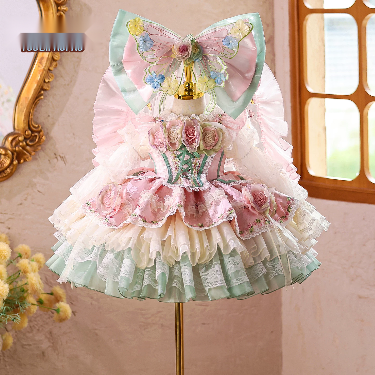 Girls Hanfu Lolita Princess Dress - Mid-Autumn