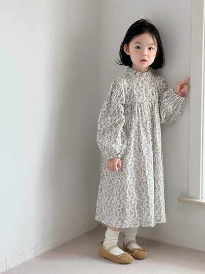 Girls Floral Dress - Forest French Style Spring Autumn