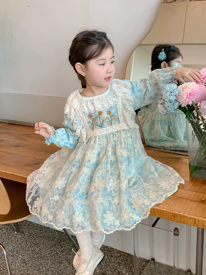 Girls Autumn Princess Dress