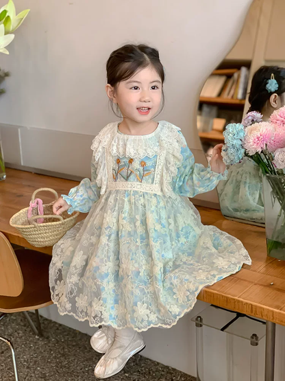 Girls Autumn Princess Dress
