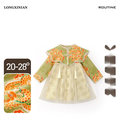 Baby Girl Chinese Style Birthday Dress - First Birthday