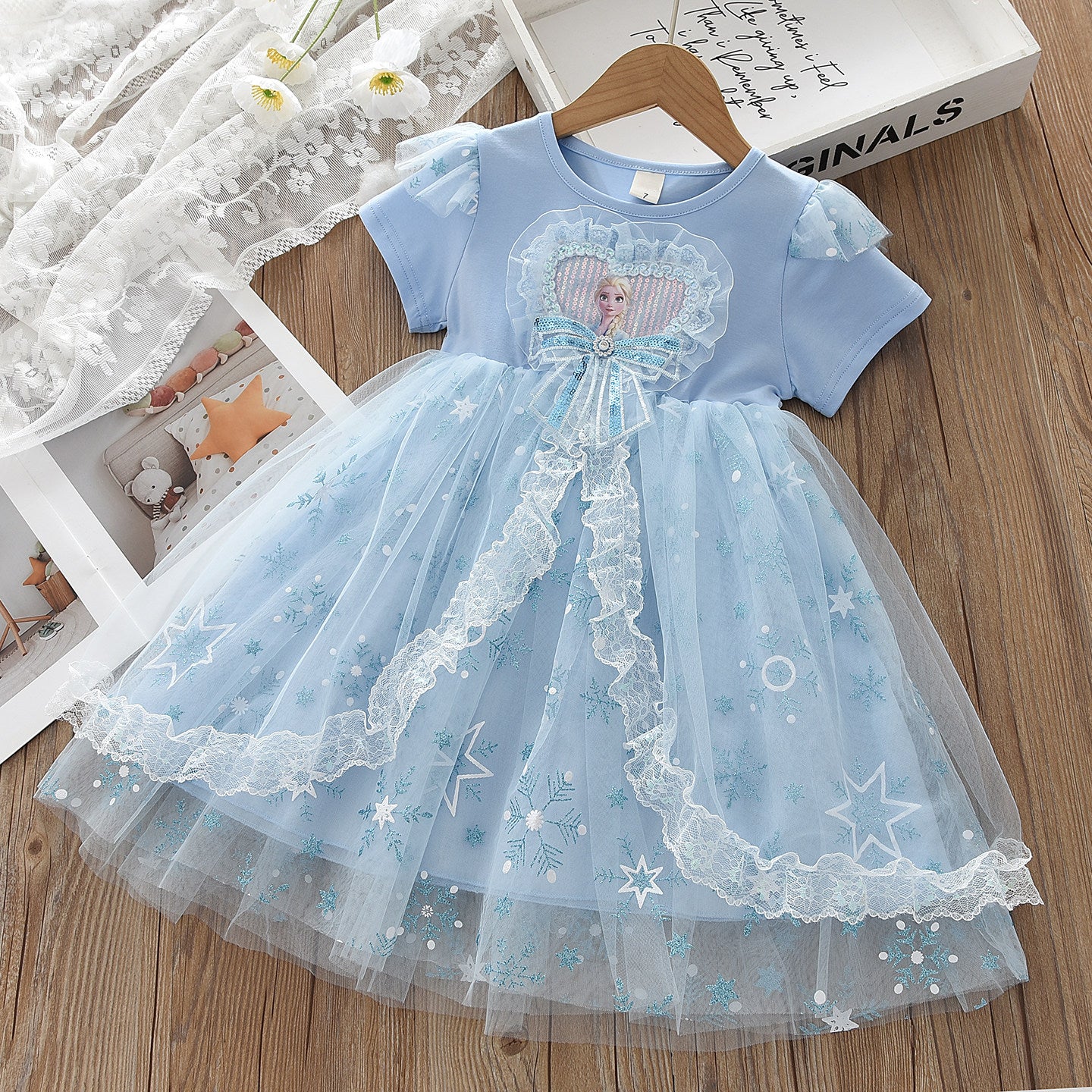 Girls Cotton Short Sleeve Summer Dress - Everyday Twirl Dress