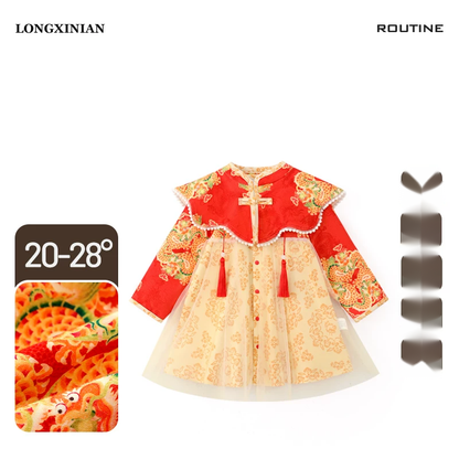 Baby Girl Chinese Style Birthday Dress - First Birthday