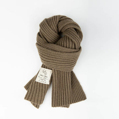 Girls Thick Knit Scarf - Soft Winter Neck Warmer, Many Colors