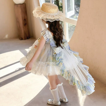 Girls Lolita princess dress, side view