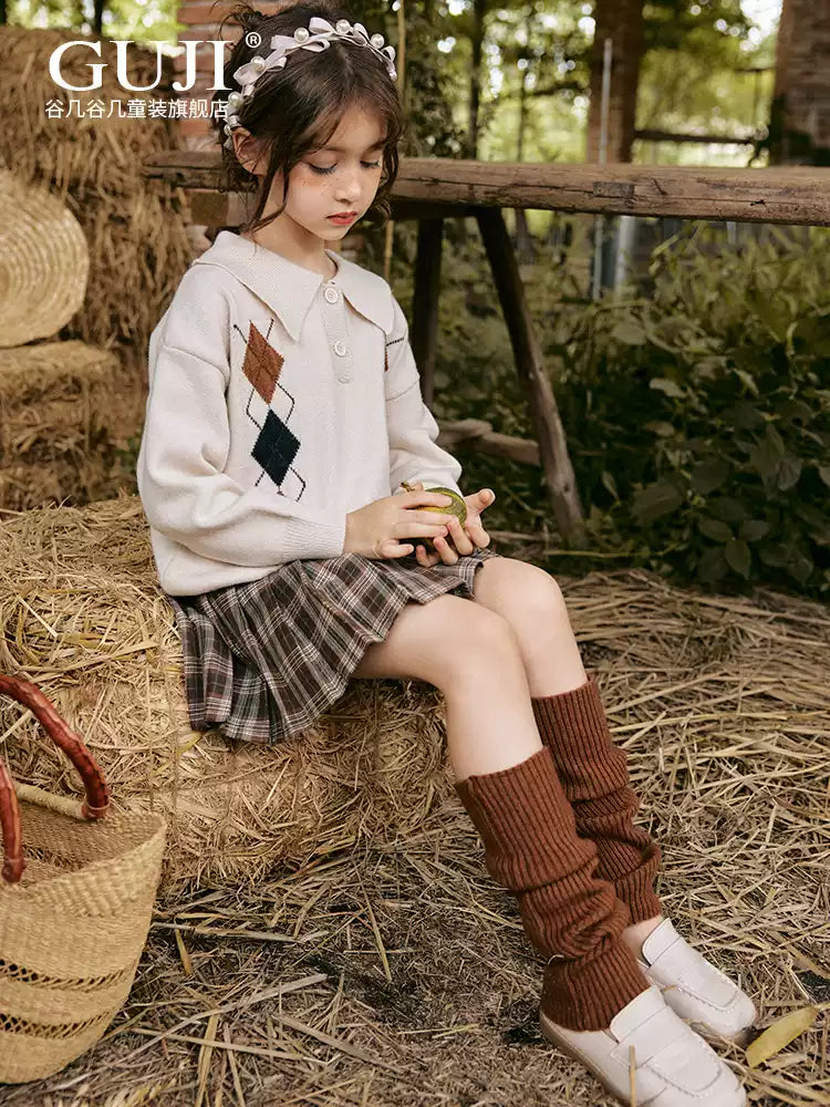 Girls Knit Leg Warmers - Cozy Ribbed Sock Covers, Kids & Adult