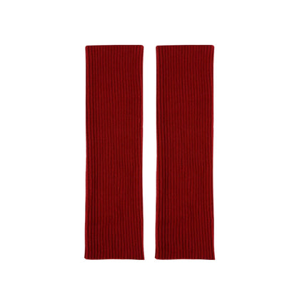 Girls Knit Leg Warmers - Cozy Ribbed Sock Covers, Kids & Adult