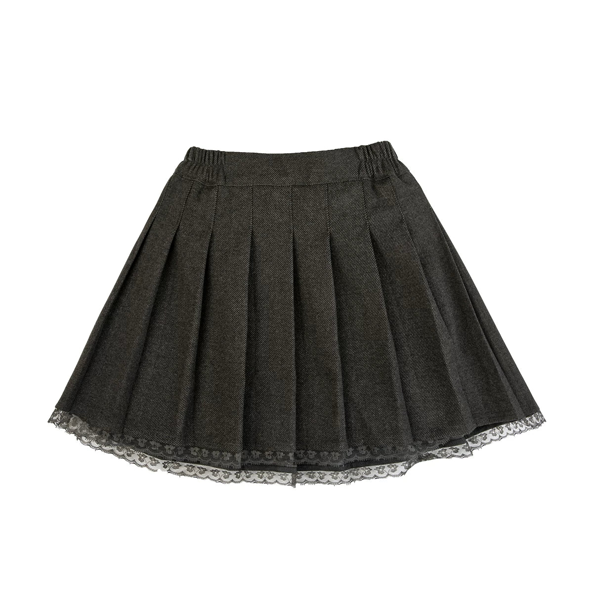 Girls Solid Pleated Skirt - JK Uniform Style Winter Skirt