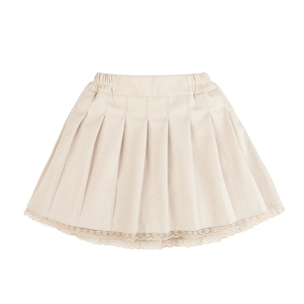 Girls Solid Pleated Skirt - JK Uniform Style Winter Skirt