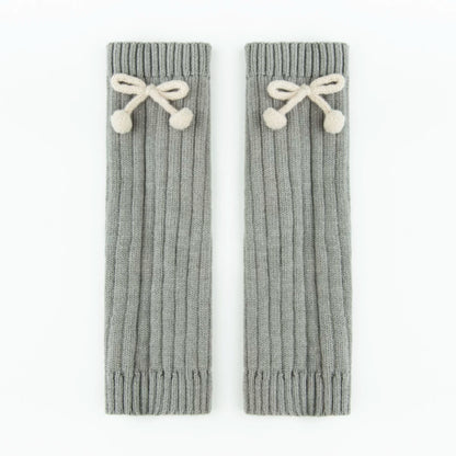 Girls Cozy Knit Sock Covers - Korean Style Leg Warmers