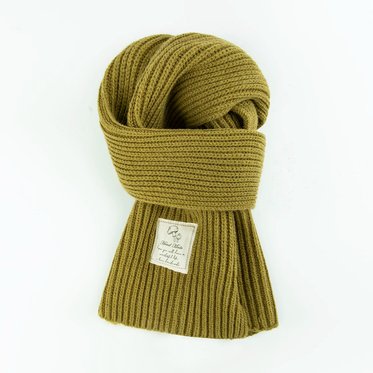 Girls Thick Knit Scarf - Soft Winter Neck Warmer, Many Colors