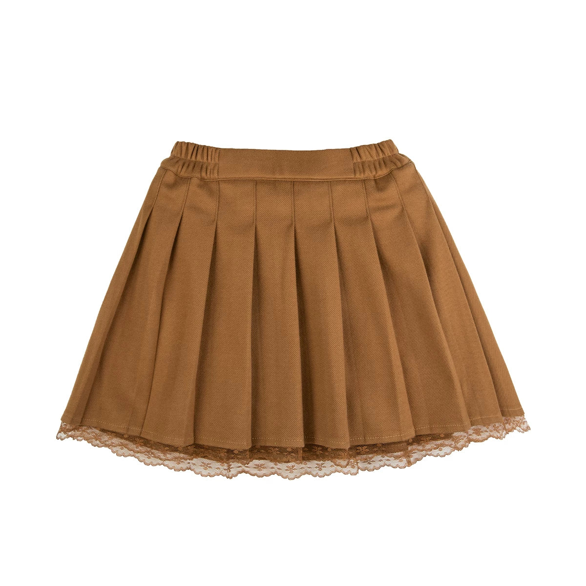Girls Solid Pleated Skirt - JK Uniform Style Winter Skirt