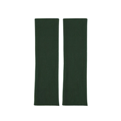 Girls Knit Leg Warmers - Cozy Ribbed Sock Covers, Kids & Adult