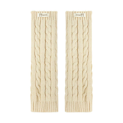 Kids Ribbed Leg-Warmer Socks - Cosy Over-Knee Knit Sock Covers