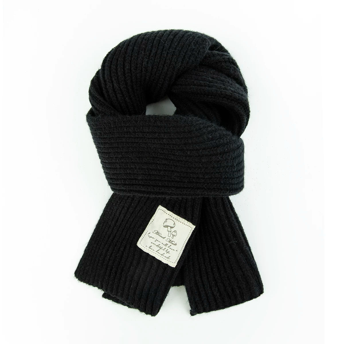 Girls Thick Knit Scarf - Soft Winter Neck Warmer, Many Colors