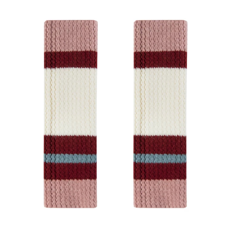 Girls Knit Leg Warmers - Cozy Ribbed Sock Covers, Kids & Adult
