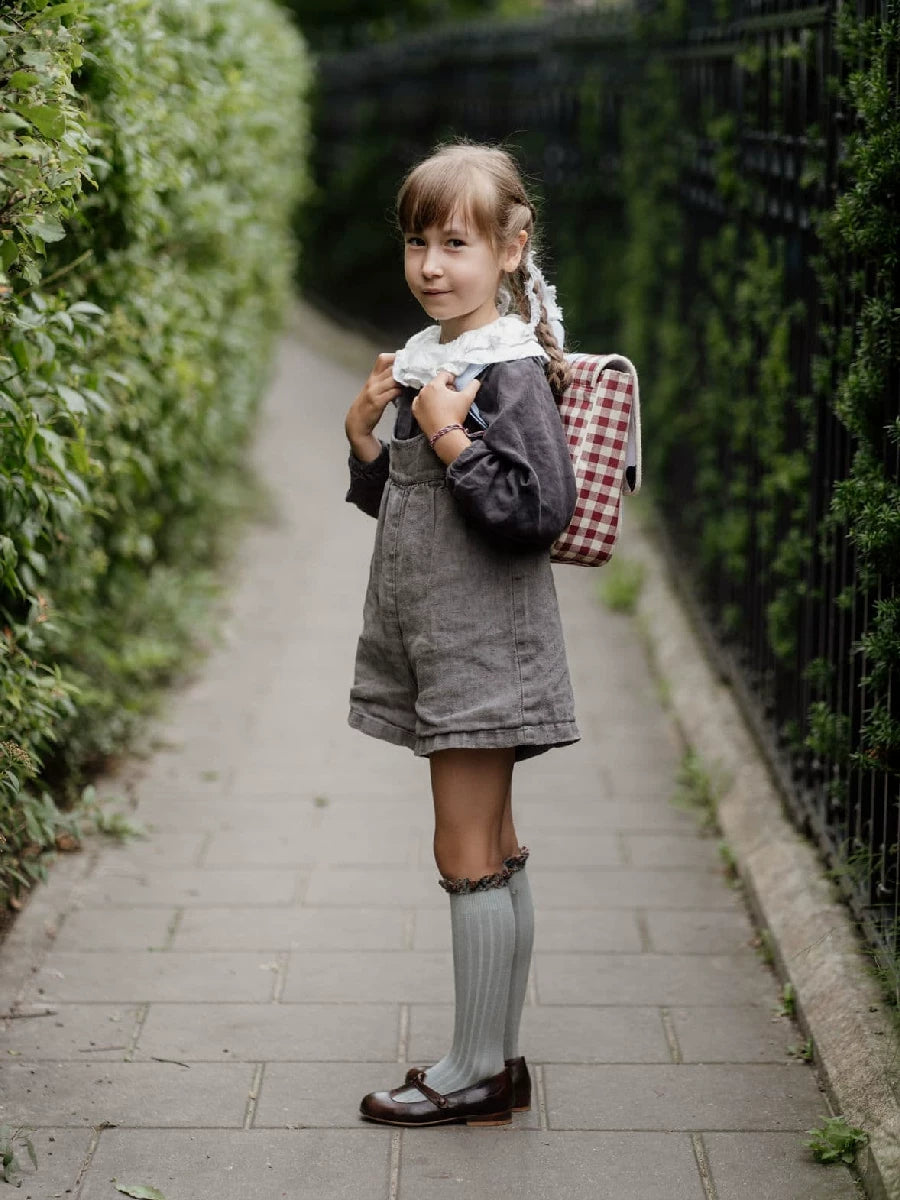 Baby Linen Overalls Shorts - Thickened Autumn-Winter Dungarees