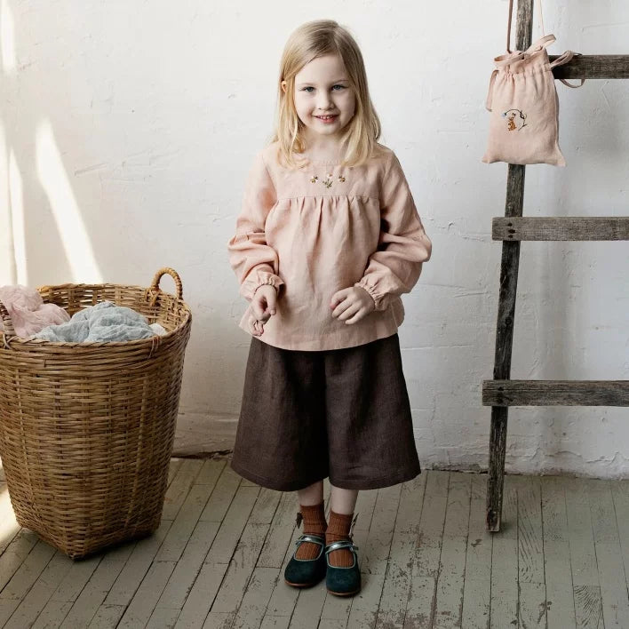 Belgian Pure Linen Kids Shorts & Pants - Relaxed Unisex Casual