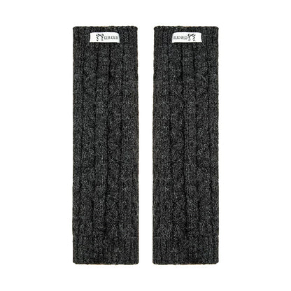 Kids Ribbed Leg-Warmer Socks - Cosy Over-Knee Knit Sock Covers