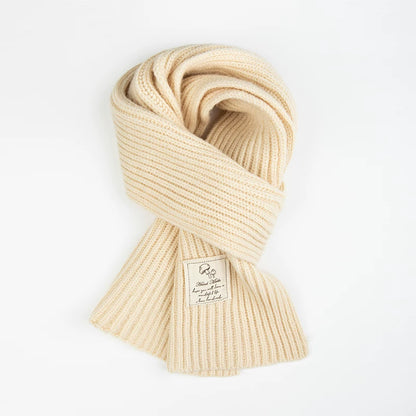 Girls Thick Knit Scarf - Soft Winter Neck Warmer, Many Colors