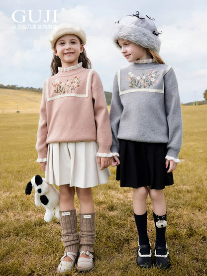Kids Ribbed Leg-Warmer Socks - Cosy Over-Knee Knit Sock Covers