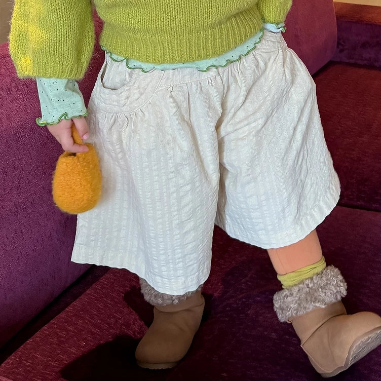 Girls Knit Sweater & Corduroy Pants Set - Sweet Autumn Three-Piece