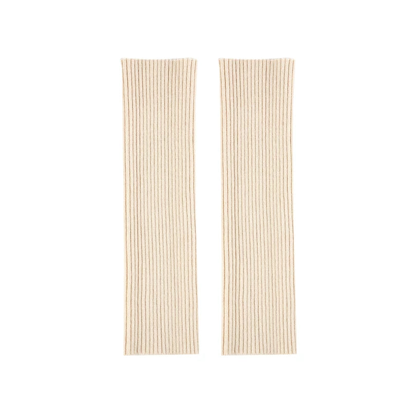 Girls Knit Leg Warmers - Cozy Ribbed Sock Covers, Kids & Adult