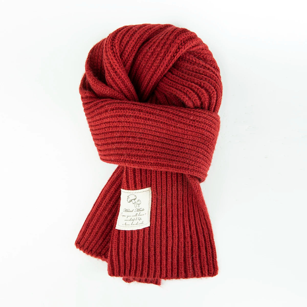 Girls Thick Knit Scarf - Soft Winter Neck Warmer, Many Colors
