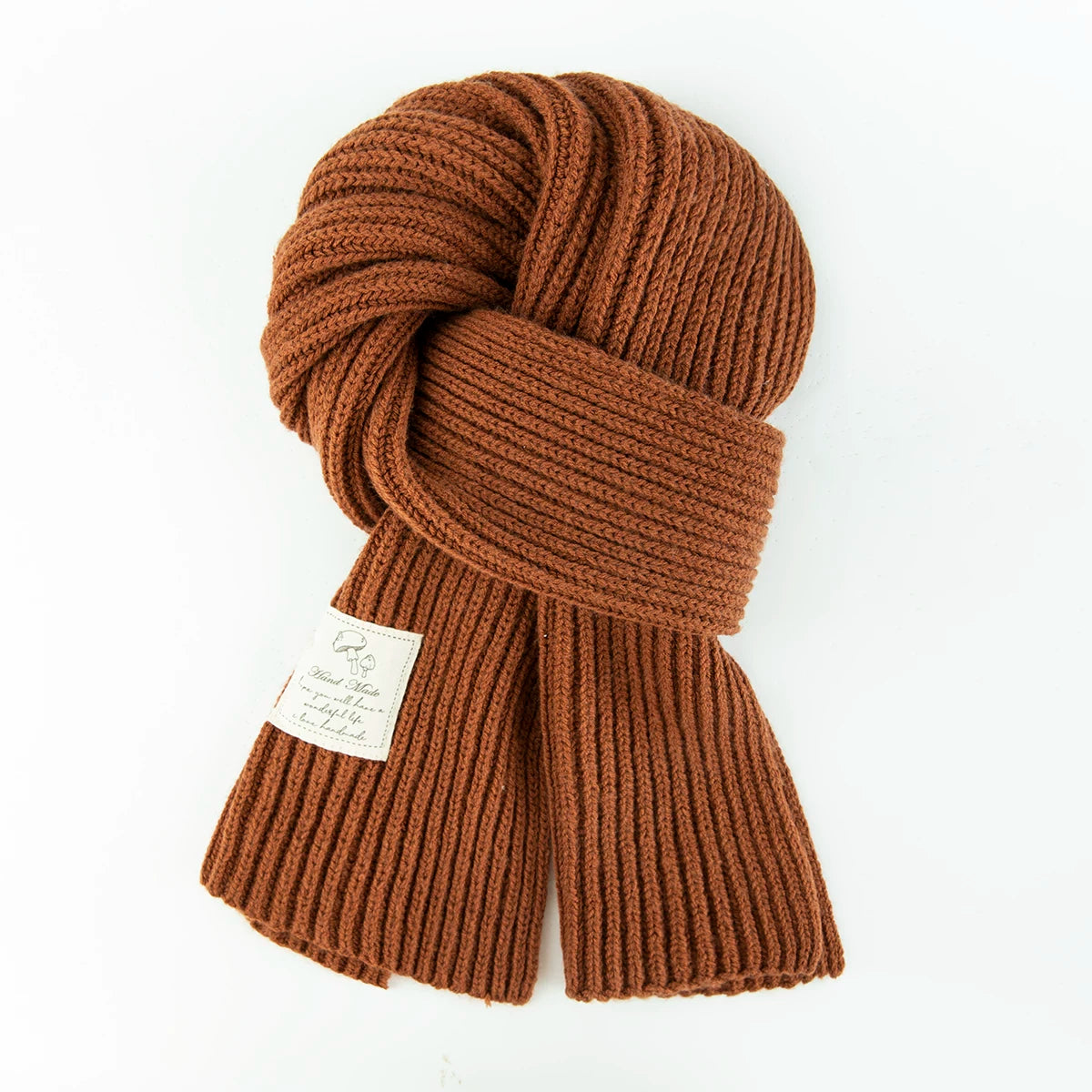 Girls Thick Knit Scarf - Soft Winter Neck Warmer, Many Colors