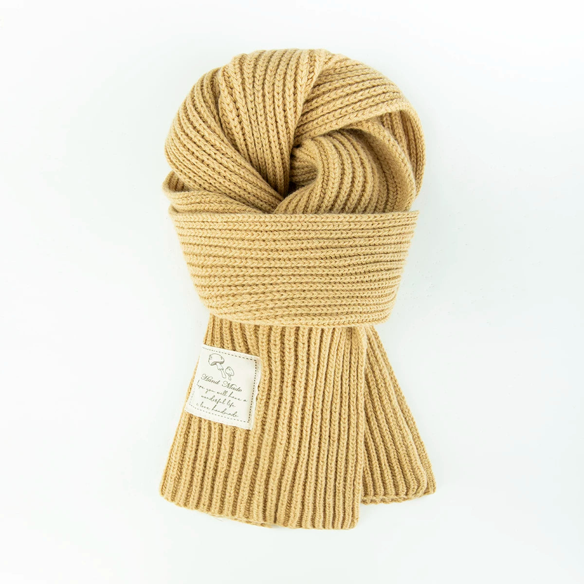 Girls Thick Knit Scarf - Soft Winter Neck Warmer, Many Colors