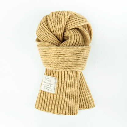 Girls Thick Knit Scarf - Soft Winter Neck Warmer, Many Colors
