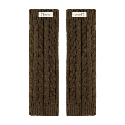 Kids Ribbed Leg-Warmer Socks - Cosy Over-Knee Knit Sock Covers