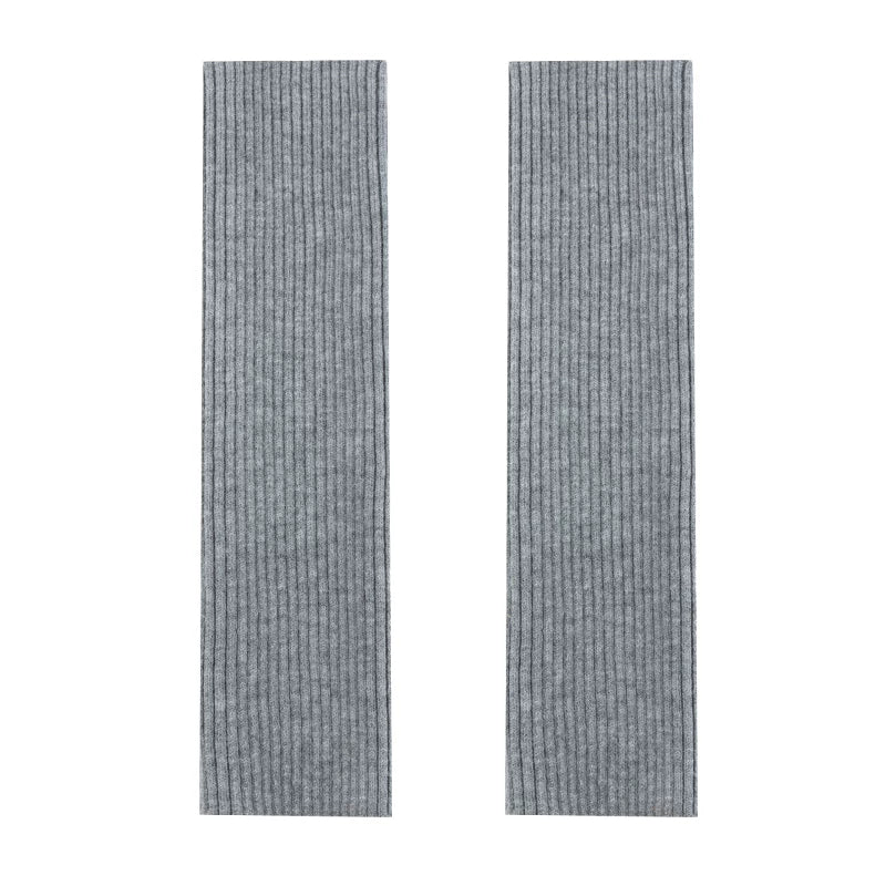 Girls Knit Leg Warmers - Cozy Ribbed Sock Covers, Kids & Adult