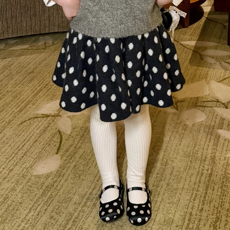Girls Bow Knit Vest & Sweater Skirt Set - Sweet Autumn