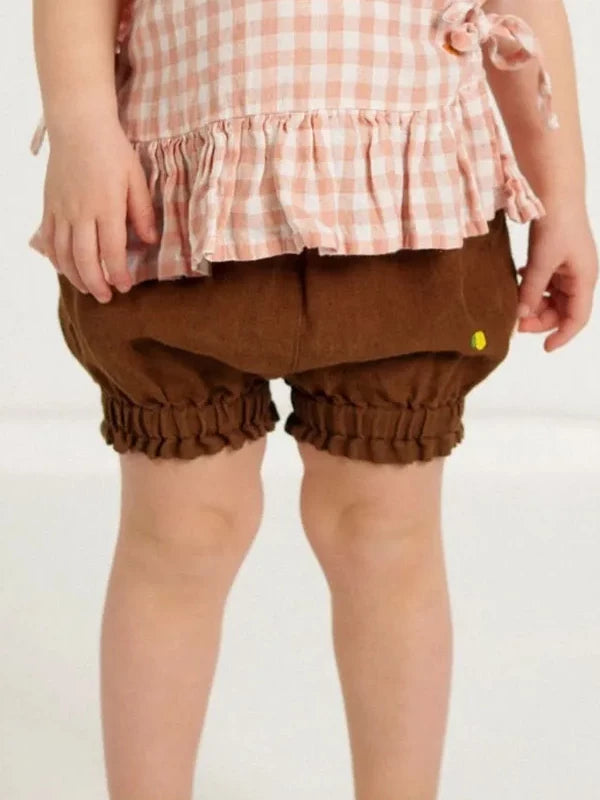 Pure Linen Bubble Shorts - Unisex Baby Summer Bloomers