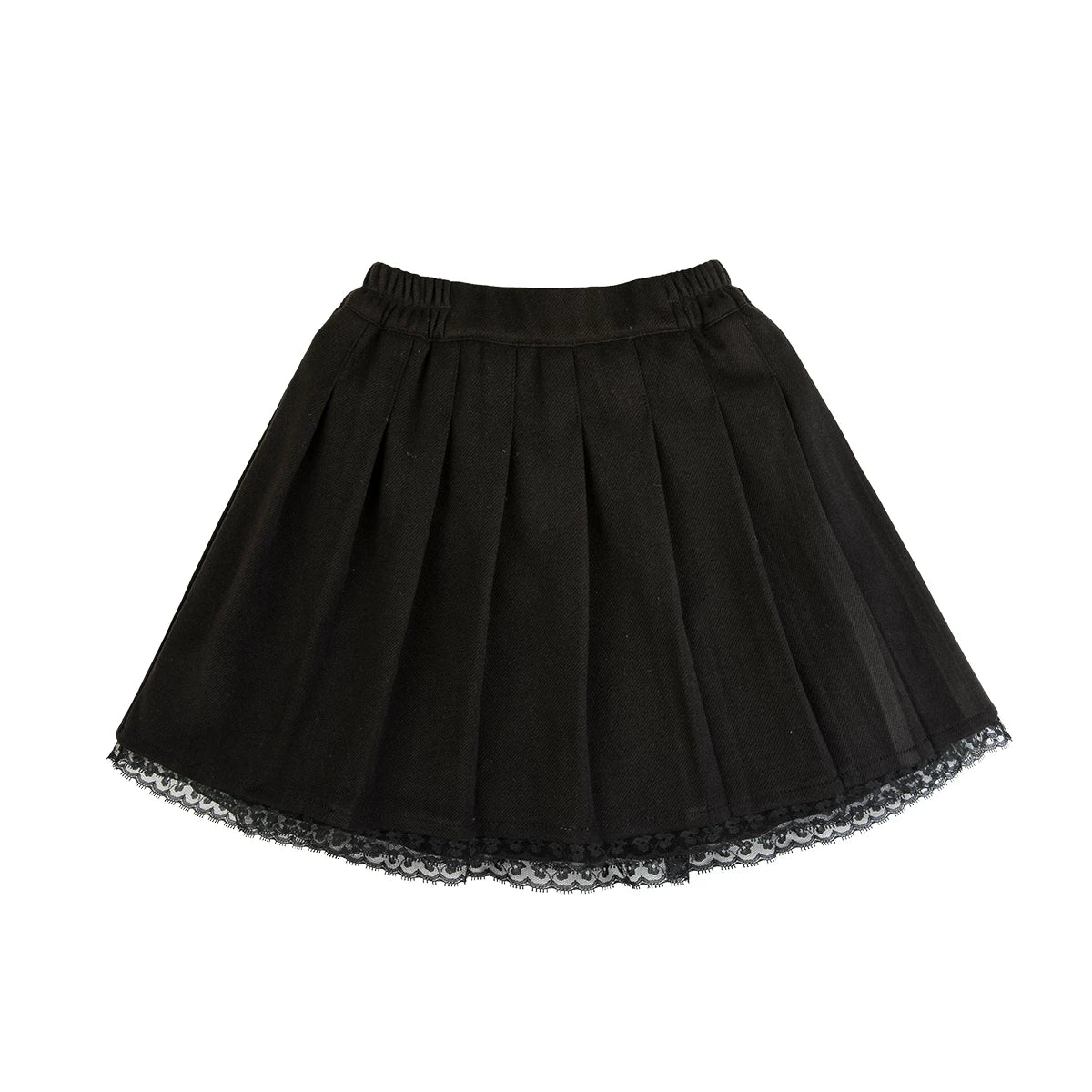 Girls Solid Pleated Skirt - JK Uniform Style Winter Skirt