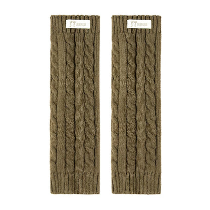 Kids Ribbed Leg-Warmer Socks - Cosy Over-Knee Knit Sock Covers