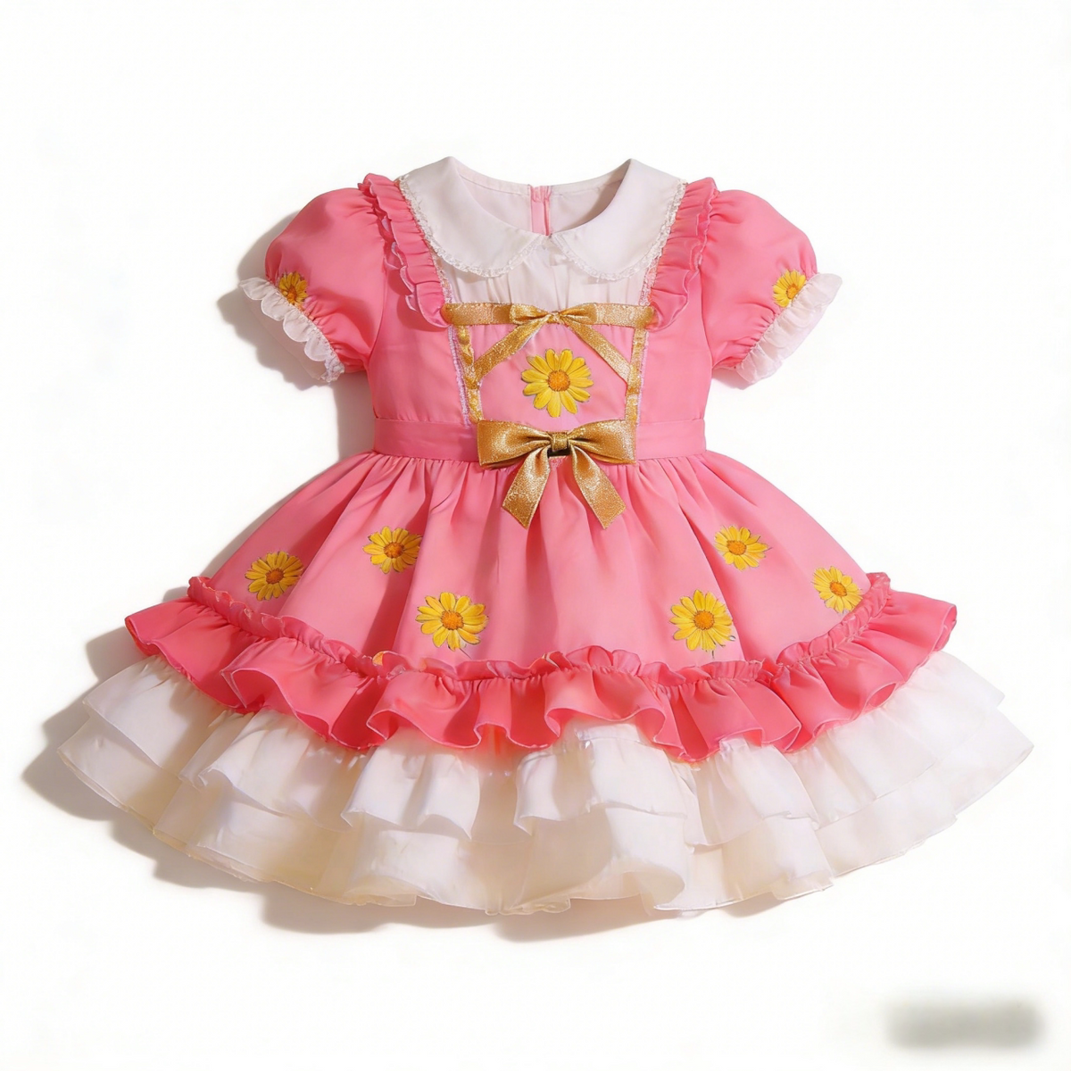 Girls Daisy Lolita Dress - Cute Puffy Birthday Princess Sundress