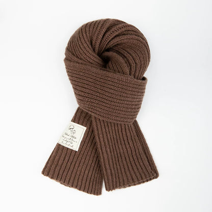 Girls Thick Knit Scarf - Soft Winter Neck Warmer, Many Colors
