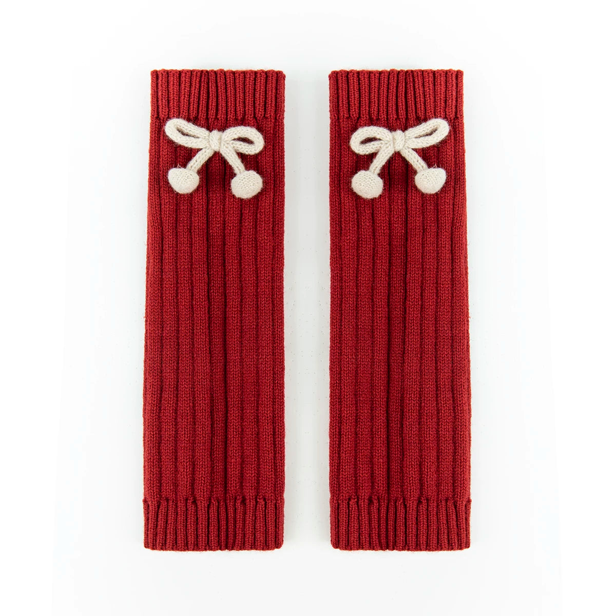 Girls Cozy Knit Sock Covers - Korean Style Leg Warmers